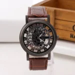 Men Watches 2023 Luxury Quartz Sport Leather Band Dial Wrist Watch Men Orologio Uomo Zegarek Męski Подарки Для Мужчин שעון לגבר