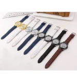 Men Watches 2023 Luxury Quartz Sport Leather Band Dial Wrist Watch Men Orologio Uomo Zegarek Męski Подарки Для Мужчин שעון לגבר - Image 3
